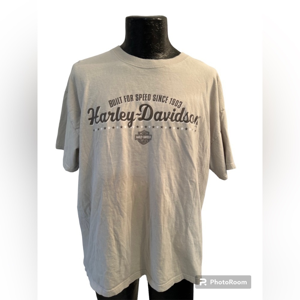 Harley Davidson Mens T-shirt in light tan size 2X wildwood nj Harley